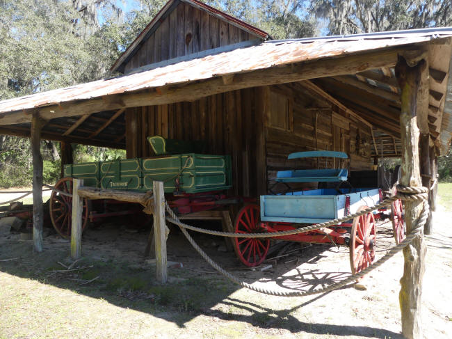wagon shed at dudley farm