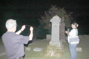 Orb in cemetary alton Illinois