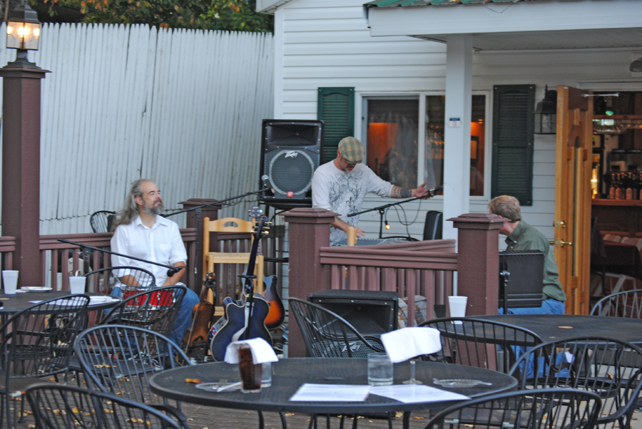 Ban outdoors at J and J winery on Indiana's Chocolate Trail