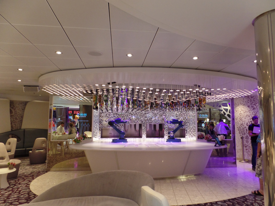 robotic bar on Harmony of the Seas