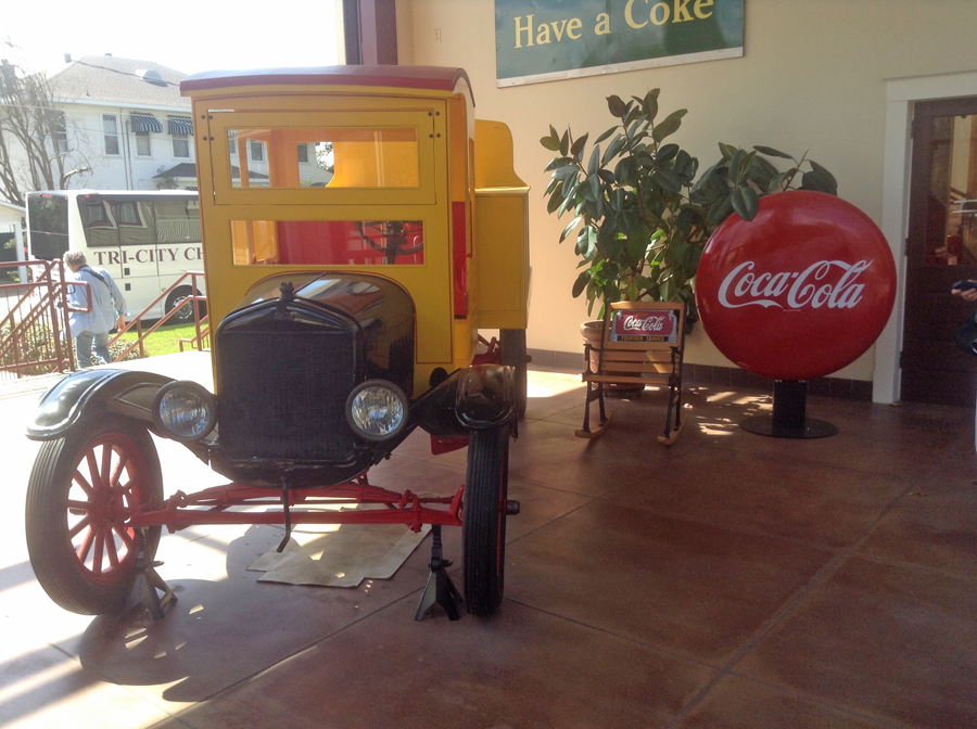 First Coke delivery truck at Biedenharn Museum and Gardens  In Monroe, Louisiana