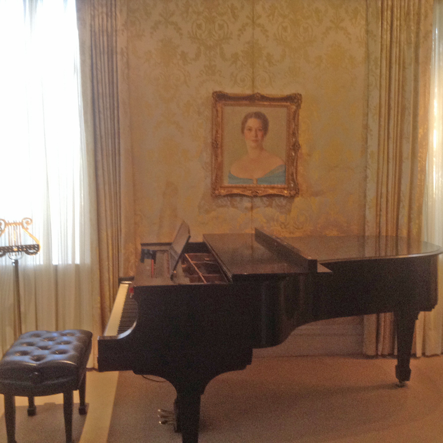 piano at Biedenharn Museum and Gardens  In Monroe, Louisiana