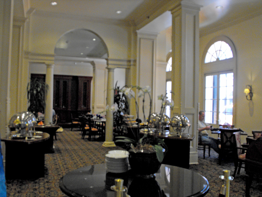 lounge area at Bourbon Orleans in French Quarter of New Orleans