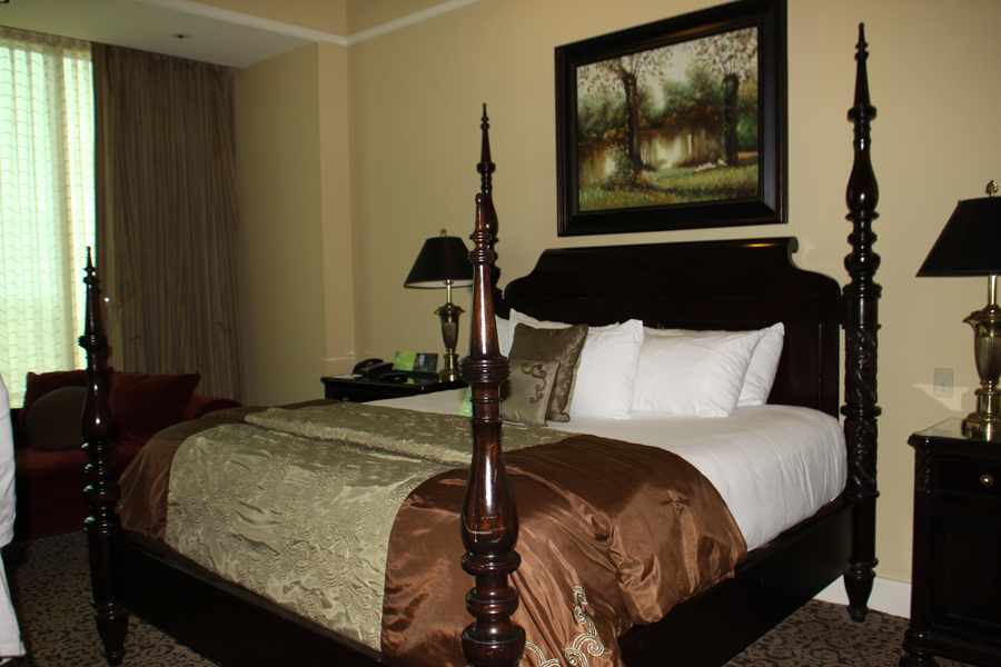 bedroom at Horseshoe Casino in Bossier City