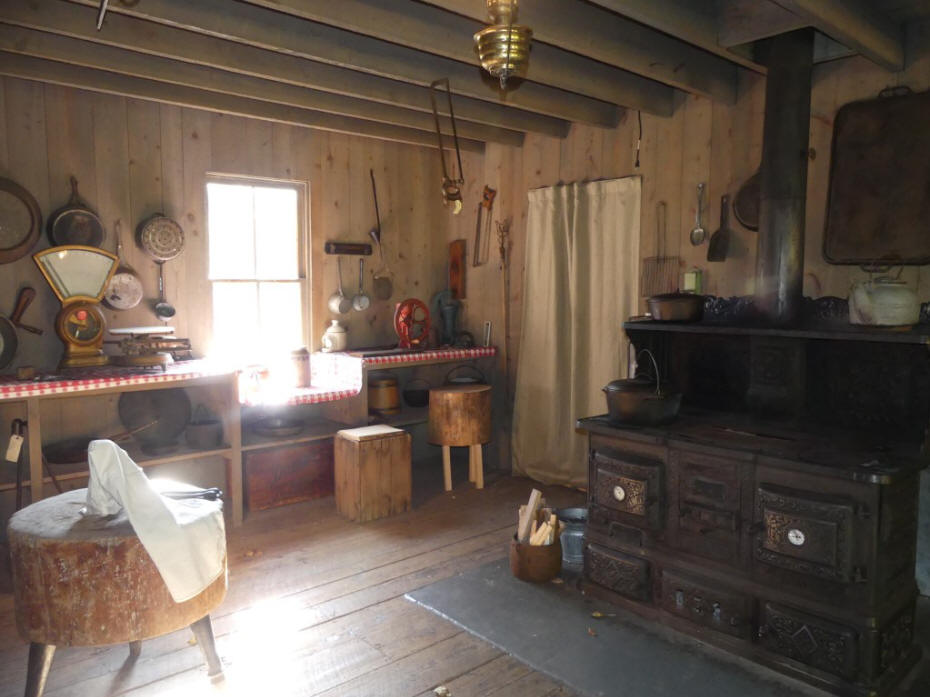 kitchenin museum's recreated village