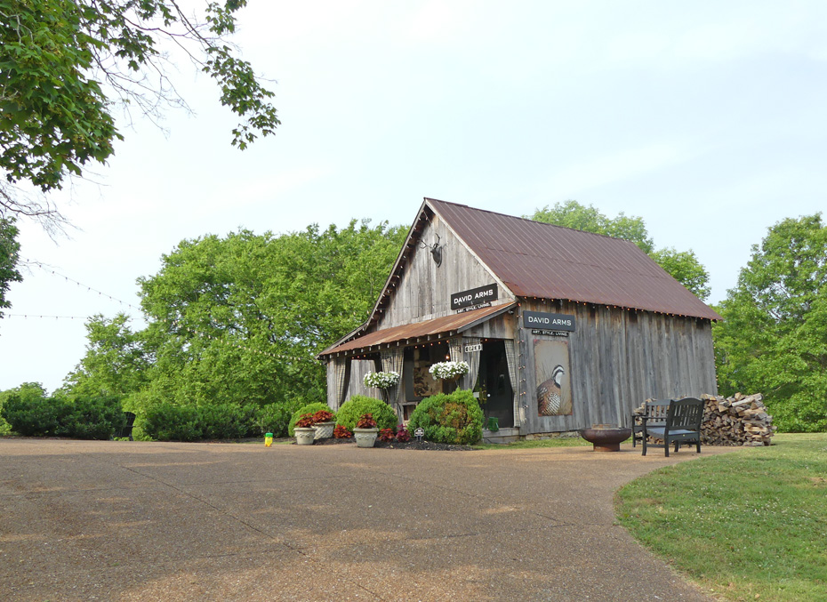Davis arms gallery housed in barn