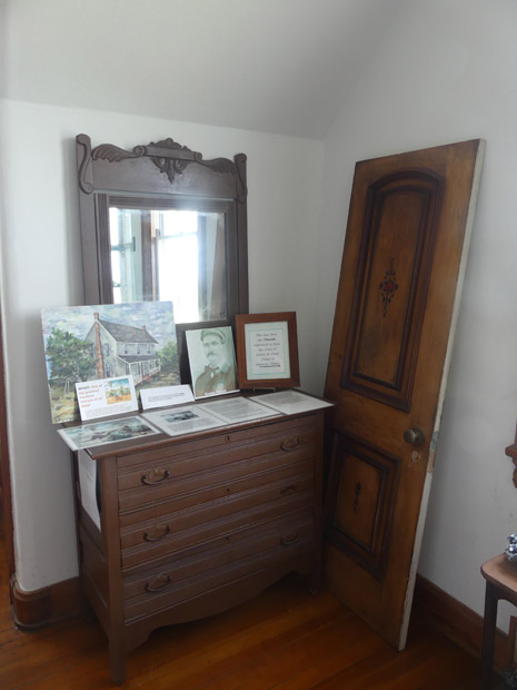 Door from Priscilla and other exhibits at Chicamacomico Lifesaving Station