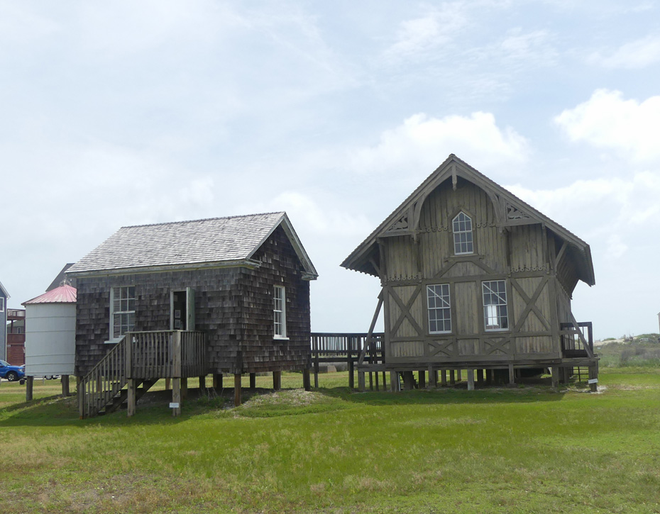 Kitchen and original station at Chicamacomico Lifesaving Station