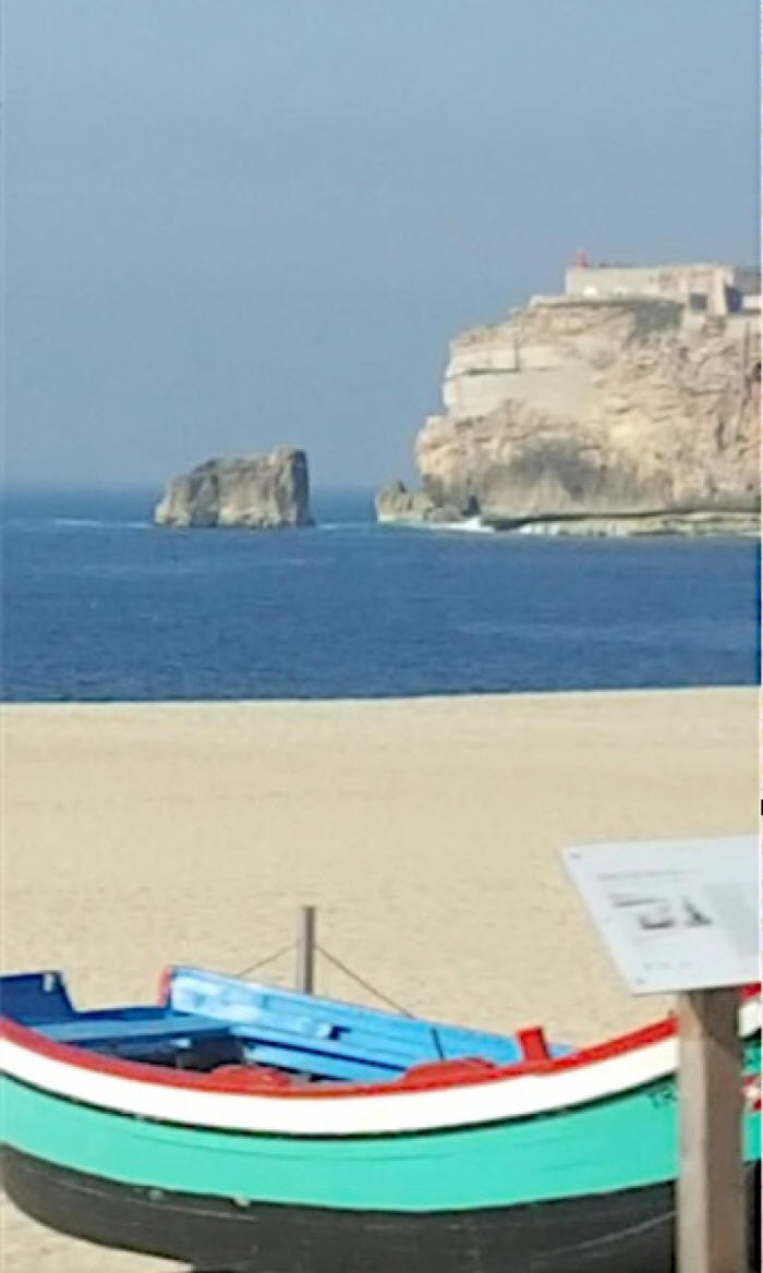  Boat by the sea in Nazare