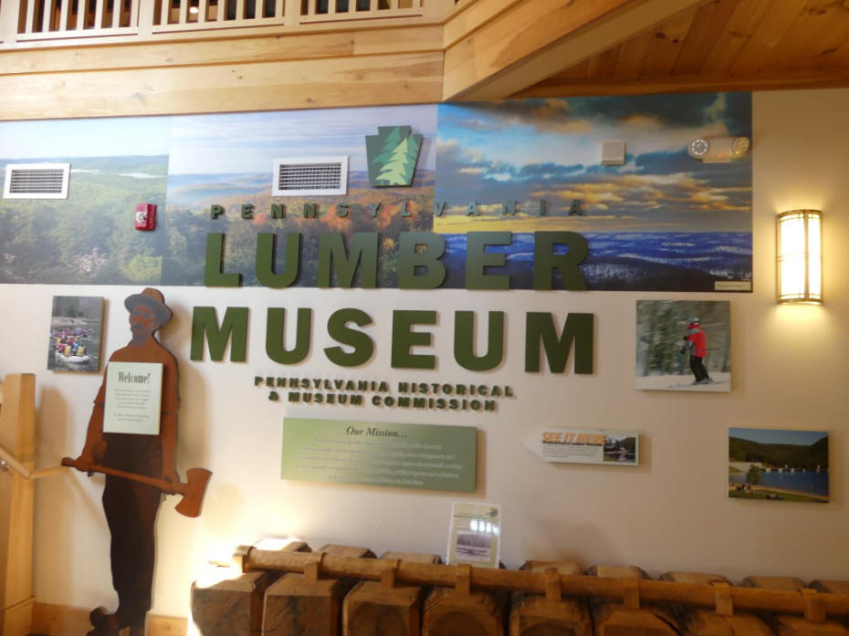 lumber musuem exhibit