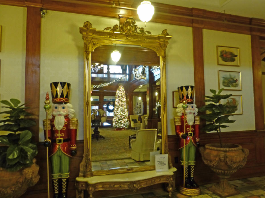 180 year old mirror at windsor hotel