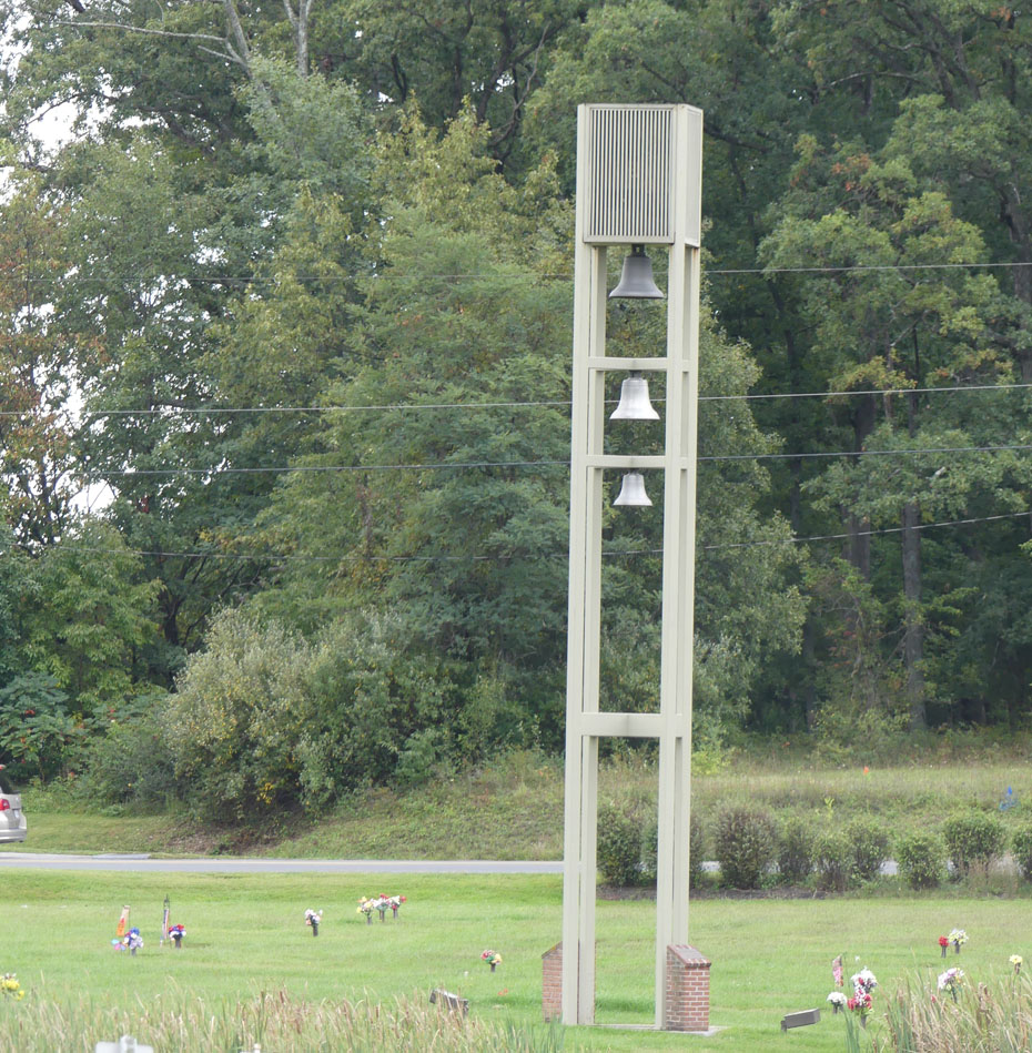 Bell tower in honor of Patsy Cline