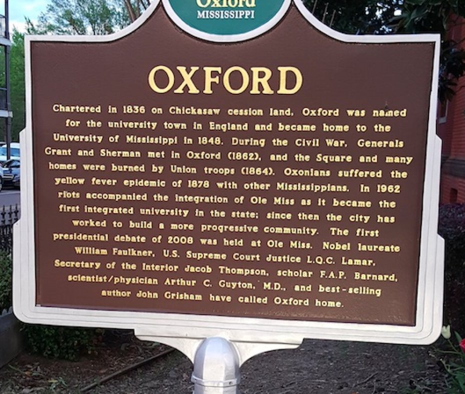 Sign at Old Mis