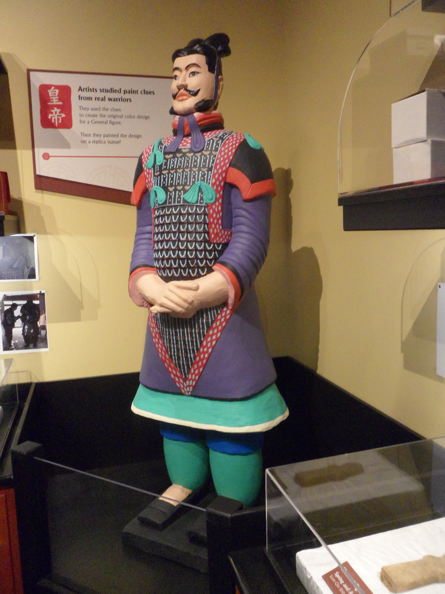 Terra Cotta Warriers exhibit at the Children’s Museum of Indianapolis 