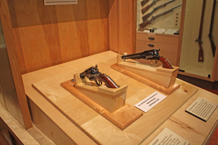 interactive guns exhibit at Panhandle Plains Historic Musuem in Canyon, Texas