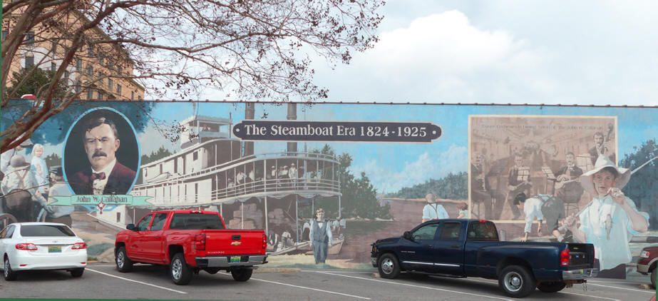 Dothan mural Steamboat Era