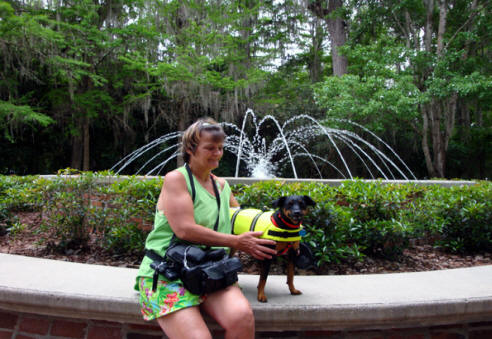 Baron and Veronica at Silver Springs State Park near Ocala, Flofids
