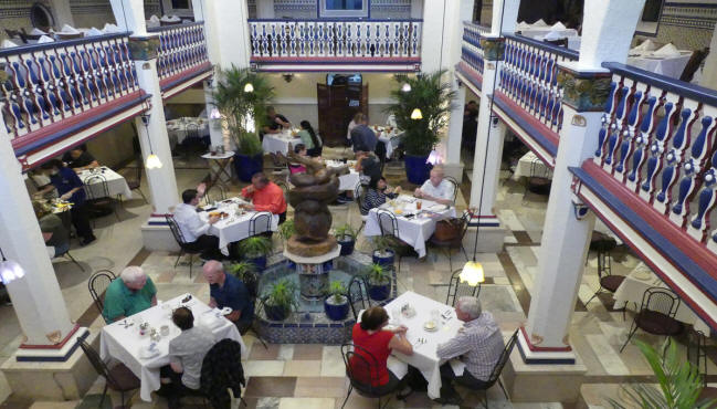 patio at columbia restaurant in ybor city