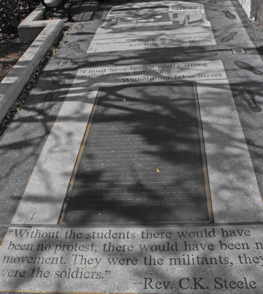 Portion of Tallahassee-Leon County Civil Rights Heritage Walk