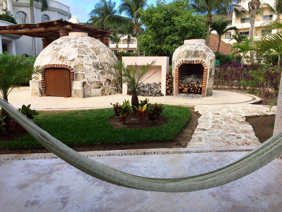 shaman hut at excellence rivera cancun