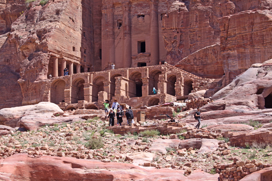 One of the many buildings at Petra